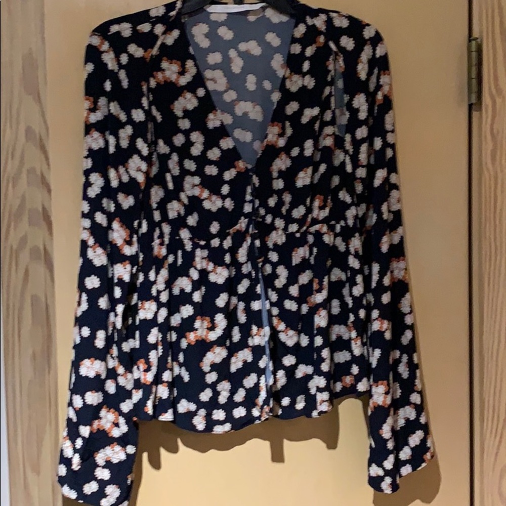 Zara Flowered Blouse - image 1